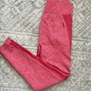 GYMSHARK FLEX High Waisted leggings Coral Marl